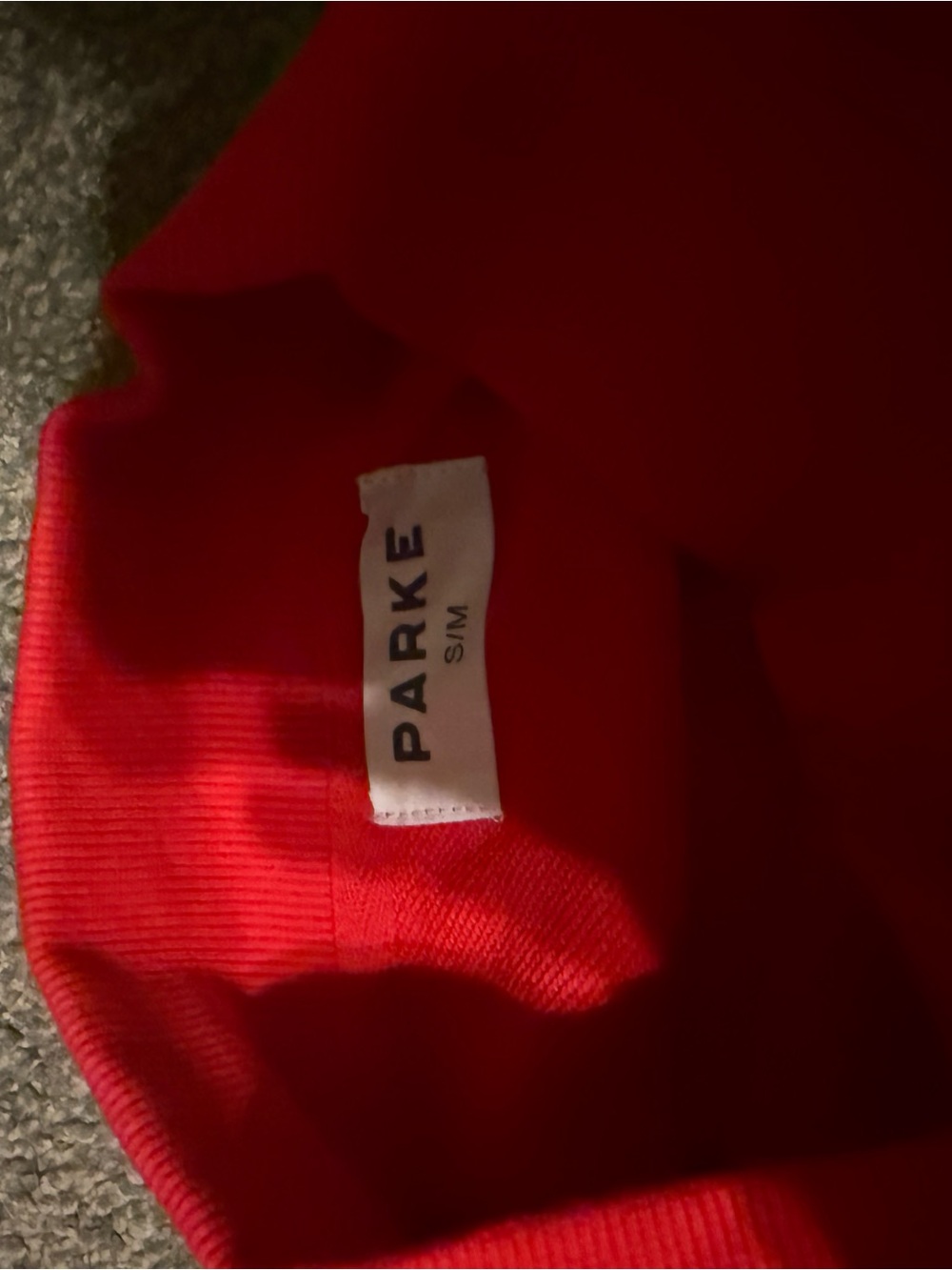 Parke Red Mockneck Brand new NEVER WORN - Picture 2 of 3